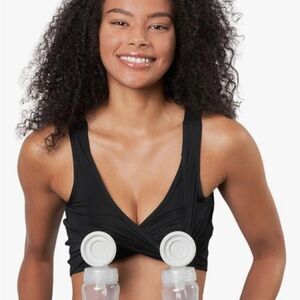Larken Hands Free Pumping Bra-NWT-Size M-Black